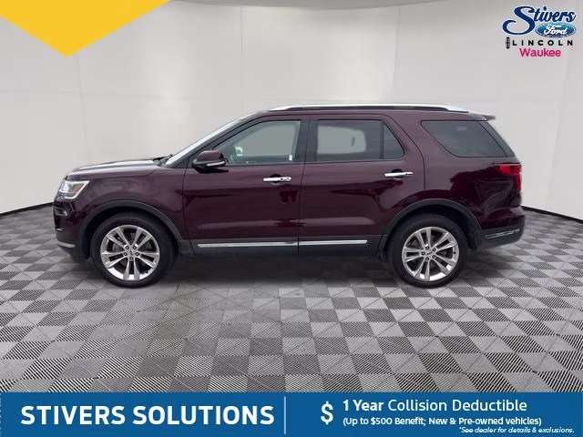 2018 Burgundy Ford Explorer Limited 4X4 SUV