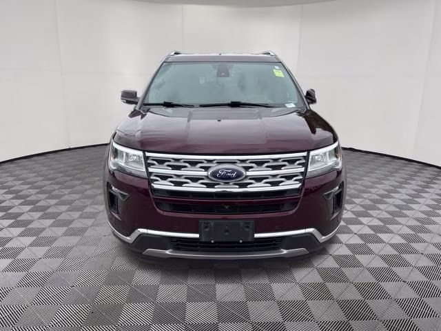 2018 Burgundy Ford Explorer Limited 4X4 SUV