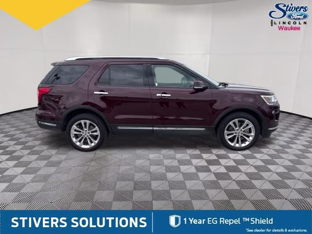 2018 Burgundy Ford Explorer Limited 4X4 SUV