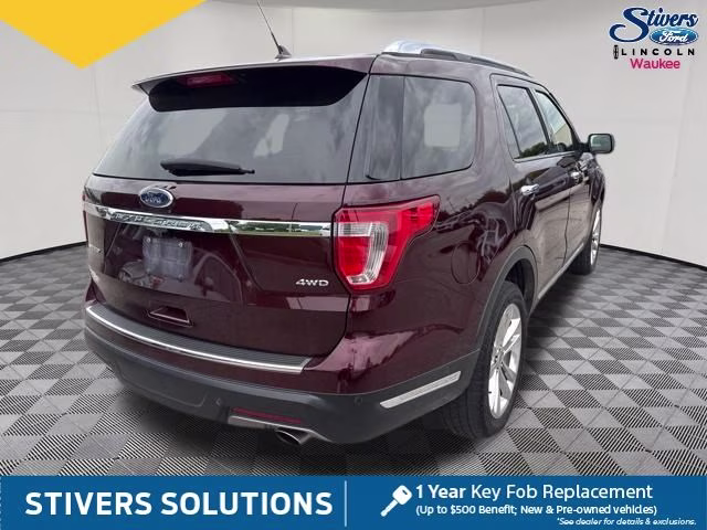 2018 Burgundy Ford Explorer Limited 4X4 SUV