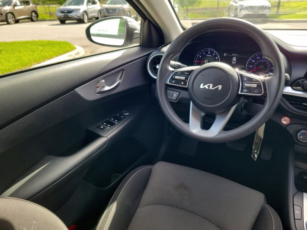 2023 Snow White Pearl Kia Forte LXS FWD Sedan