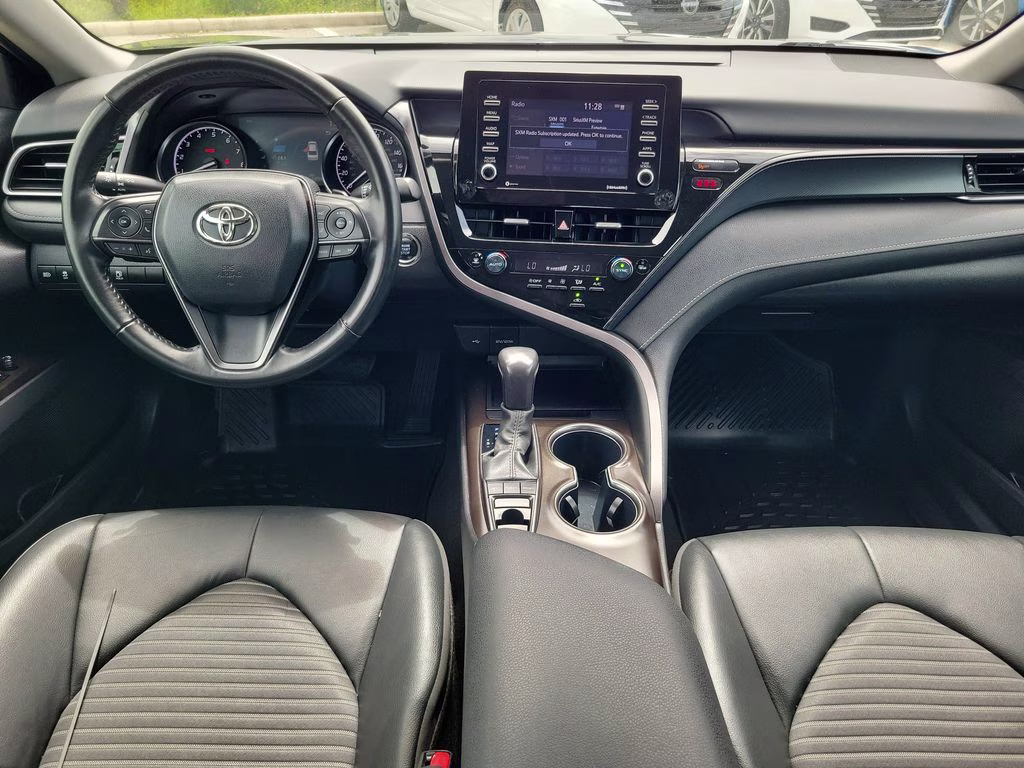 2024 Midnight Black Metallic Toyota Camry SE Nightshade AWD Sedan