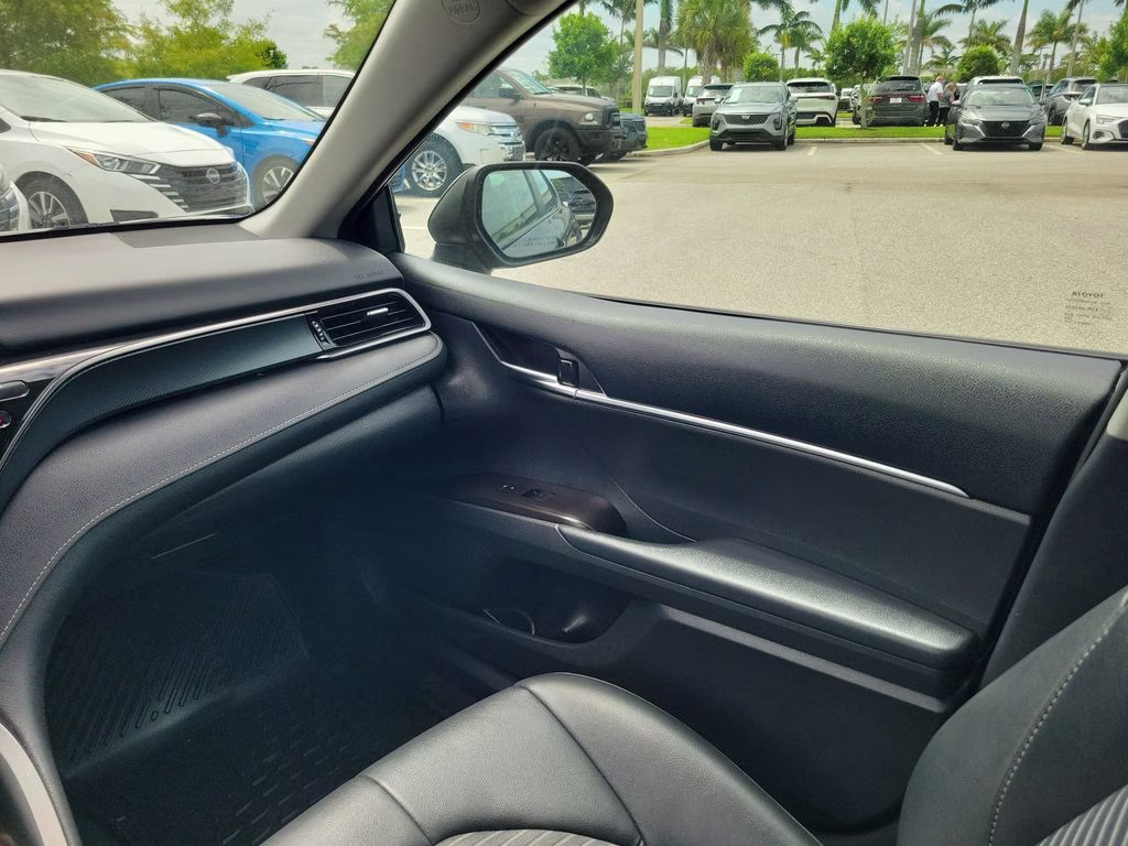 2024 Midnight Black Metallic Toyota Camry SE Nightshade AWD Sedan