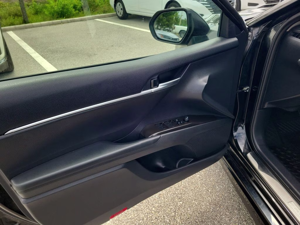 2024 Midnight Black Metallic Toyota Camry SE Nightshade AWD Sedan