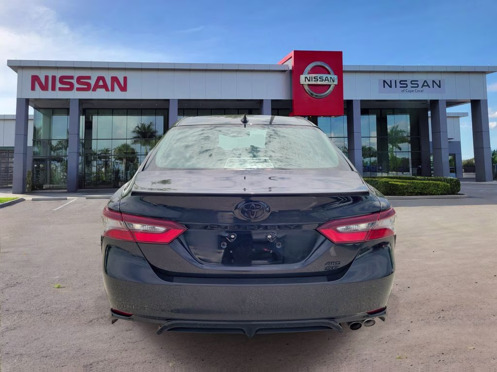 2024 Midnight Black Metallic Toyota Camry SE Nightshade AWD Sedan