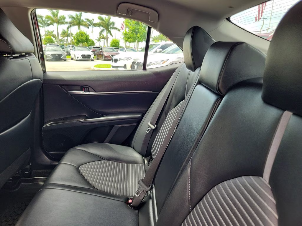 2024 Midnight Black Metallic Toyota Camry SE Nightshade AWD Sedan