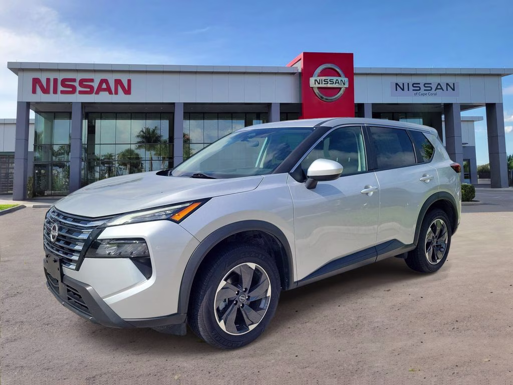 2024 Brilliant Silver Metallic Nissan Rogue SV FWD SUV