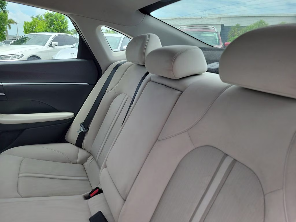 2024 Serenity White Hyundai Sonata SEL FWD Sedan