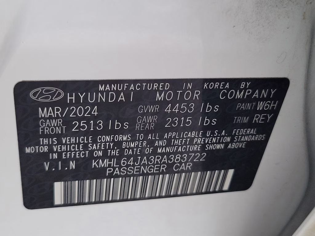 2024 Serenity White Hyundai Sonata SEL FWD Sedan