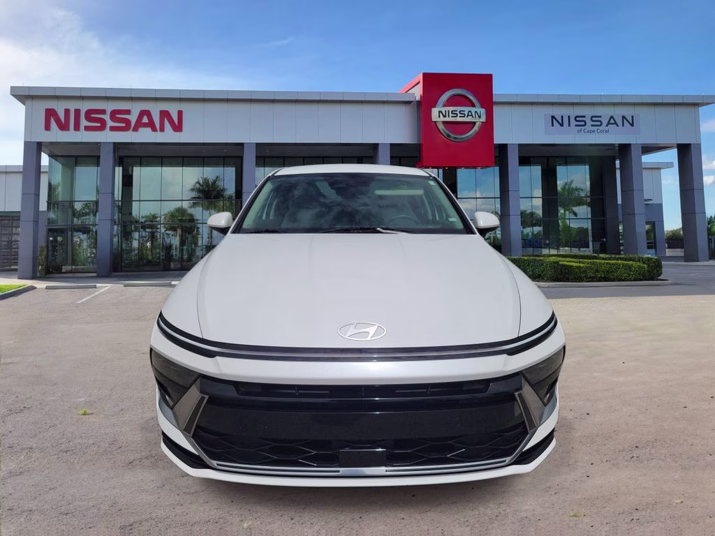2024 Serenity White Hyundai Sonata SEL FWD Sedan