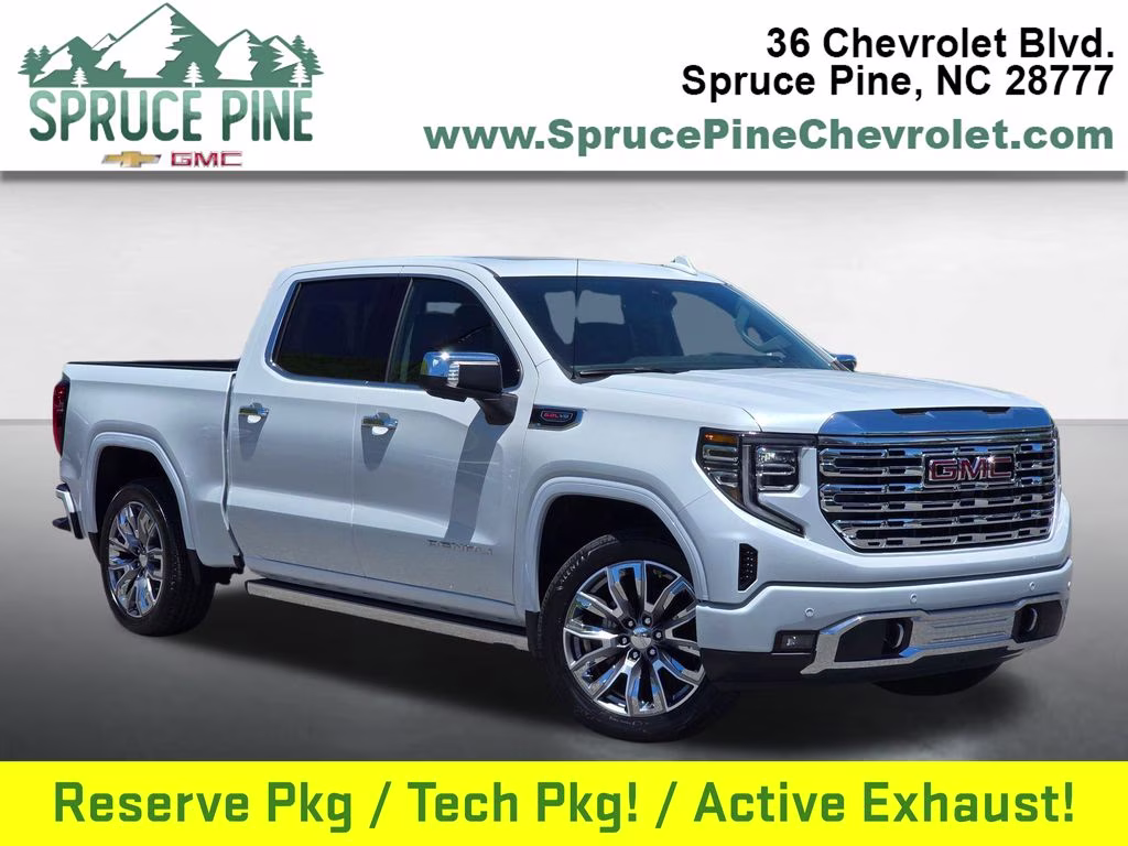 2026 Glacier White Tricoat GMC Sierra 1500 Denali 4X4 Truck