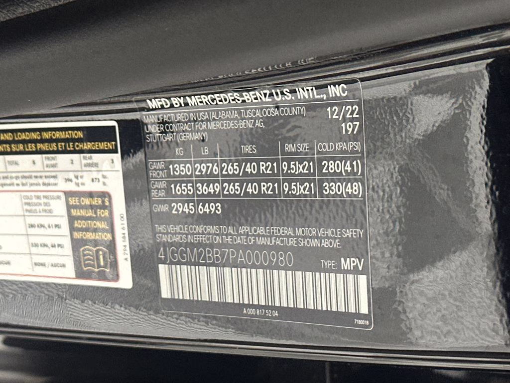 2023 Obsidian Black Metallic Mercedes-Benz EQE 350+ SUV RWD SUV