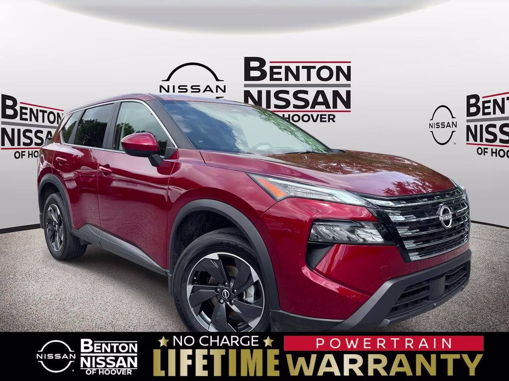 2025 Scarlet Ember Tintcoat Nissan Rogue SV FWD SUV