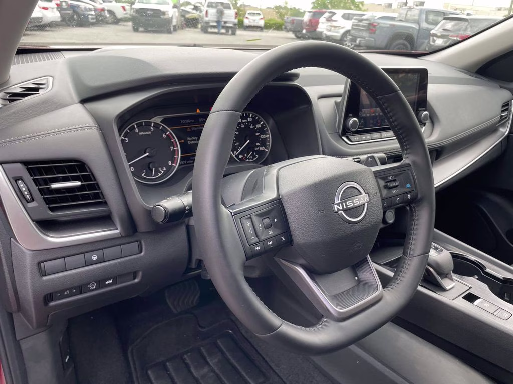 2025 Scarlet Ember Tintcoat Nissan Rogue SV FWD SUV