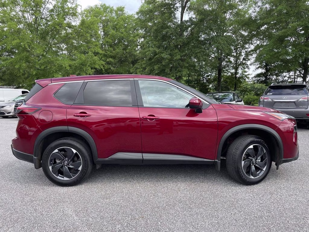 2025 Scarlet Ember Tintcoat Nissan Rogue SV FWD SUV