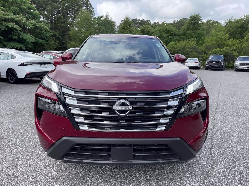 2025 Scarlet Ember Tintcoat Nissan Rogue SV FWD SUV