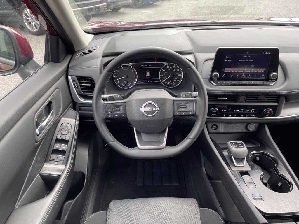 2025 Scarlet Ember Tintcoat Nissan Rogue SV FWD SUV