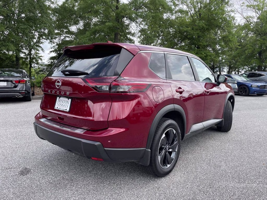 2025 Scarlet Ember Tintcoat Nissan Rogue SV FWD SUV