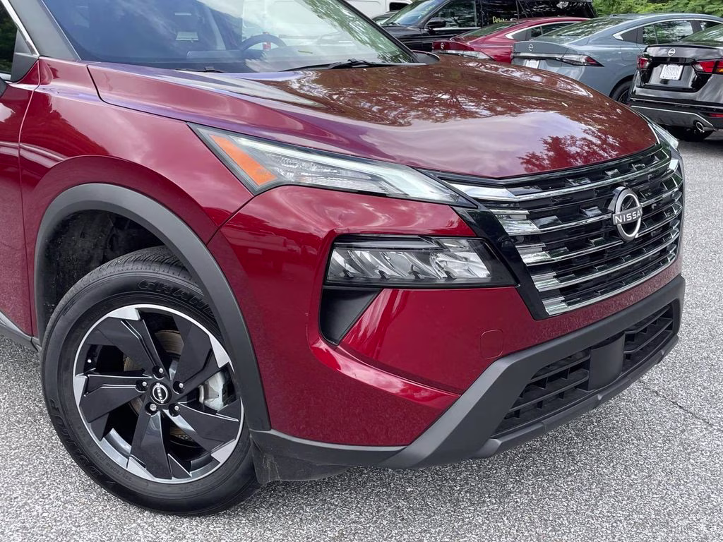 2025 Scarlet Ember Tintcoat Nissan Rogue SV FWD SUV