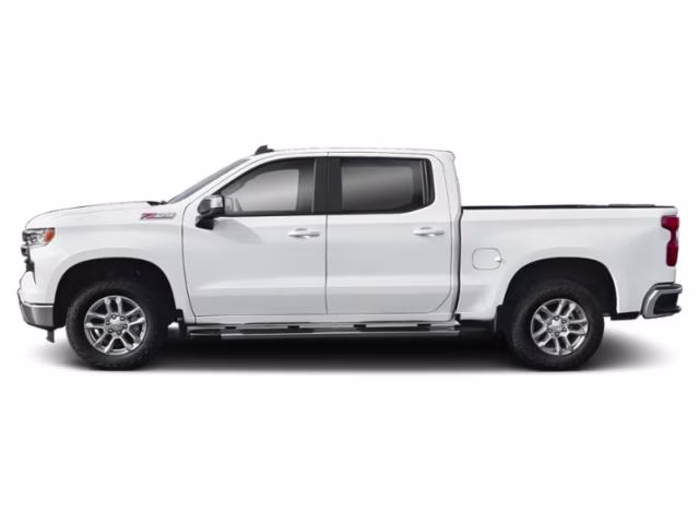 2025 Summit White Chevrolet Silverado 1500 LT 4X4 Truck
