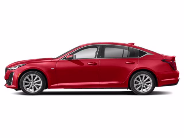 2024 Radiant Red Tintcoat Cadillac CT5 Luxury RWD Sedan