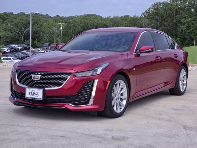 2024 Radiant Red Tintcoat Cadillac CT5 Luxury RWD Sedan
