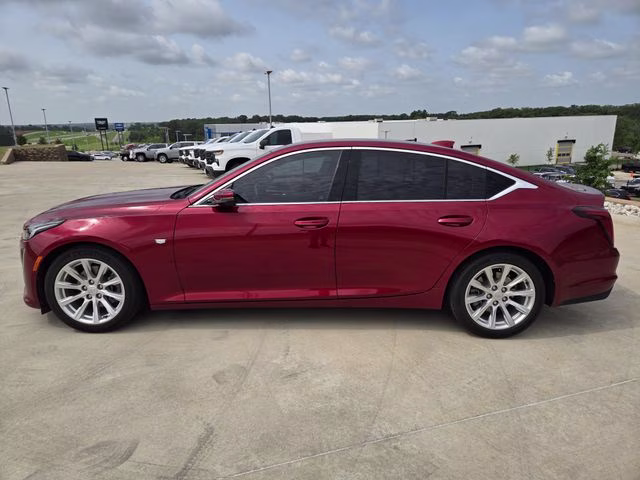 2024 Radiant Red Tintcoat Cadillac CT5 Luxury RWD Sedan