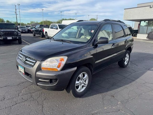 2008 Black Cherry Metallic Kia Sportage LX 4X4 SUV