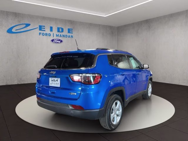 2021 Laser Blue Pearlcoat Jeep Compass Latitude 4X4 SUV