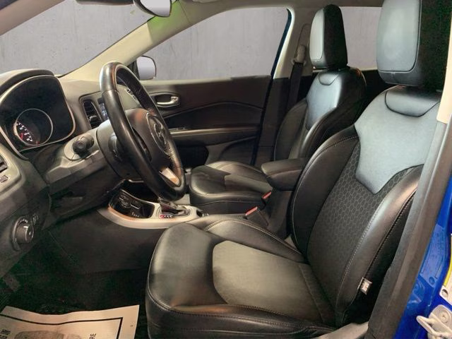 2021 Laser Blue Pearlcoat Jeep Compass Latitude 4X4 SUV