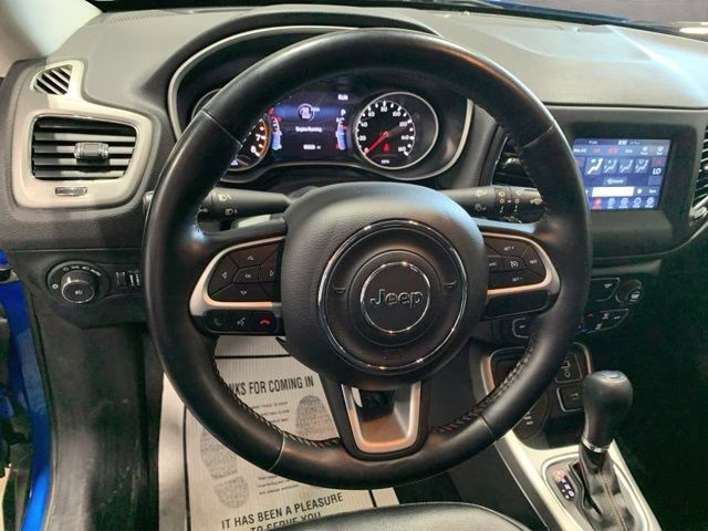 2021 Laser Blue Pearlcoat Jeep Compass Latitude 4X4 SUV