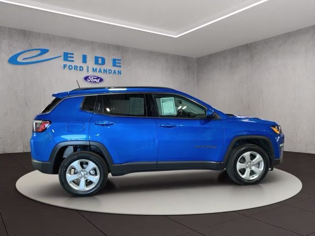 2021 Laser Blue Pearlcoat Jeep Compass Latitude 4X4 SUV