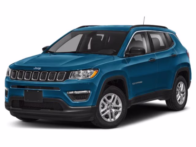2021 Laser Blue Pearlcoat Jeep Compass Latitude 4X4 SUV