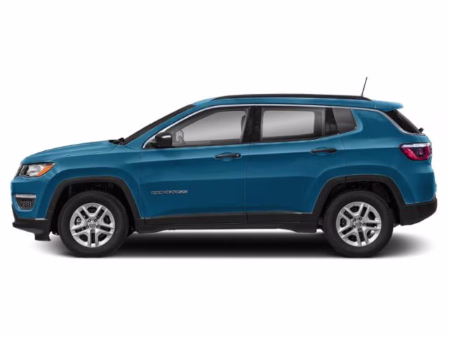 2021 Laser Blue Pearlcoat Jeep Compass Latitude 4X4 SUV