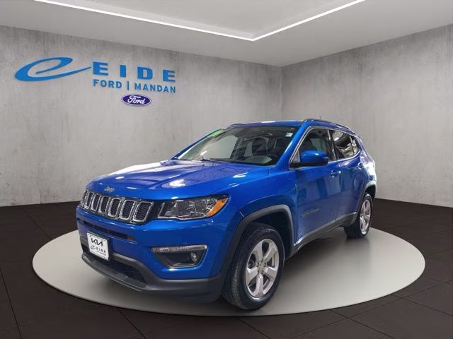 2021 Laser Blue Pearlcoat Jeep Compass Latitude 4X4 SUV