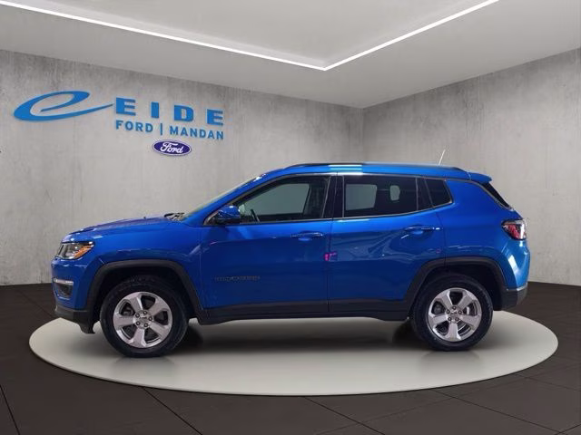 2021 Laser Blue Pearlcoat Jeep Compass Latitude 4X4 SUV