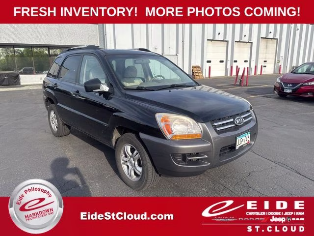 2008 Black Cherry Metallic Kia Sportage LX 4X4 SUV