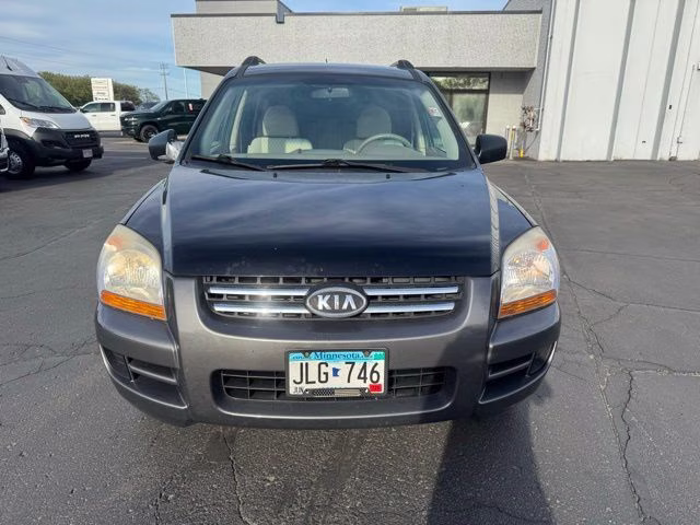 2008 Black Cherry Metallic Kia Sportage LX 4X4 SUV