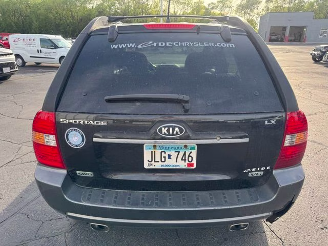 2008 Black Cherry Metallic Kia Sportage LX 4X4 SUV