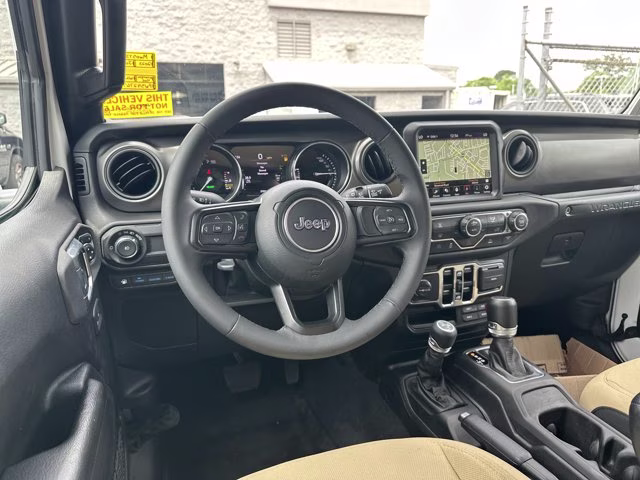 2023 Bright White Clearcoat Jeep Wrangler 4xe 4x4 4X4 Convertible