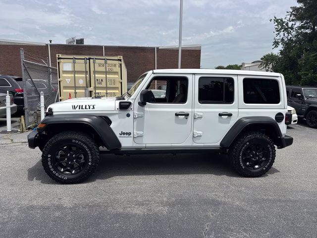 2023 Bright White Clearcoat Jeep Wrangler 4xe 4x4 4X4 Convertible