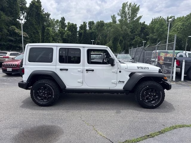 2023 Bright White Clearcoat Jeep Wrangler 4xe 4x4 4X4 Convertible