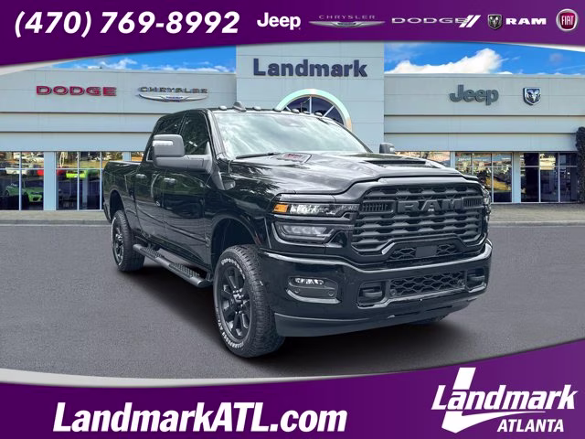 2026 Diamond Black Crystal Pearlcoat Ram 2500 Black Express 4X4 Truck