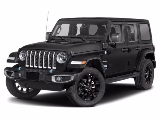 2023 White Jeep Wrangler 4xe 4x4 4X4 Convertible