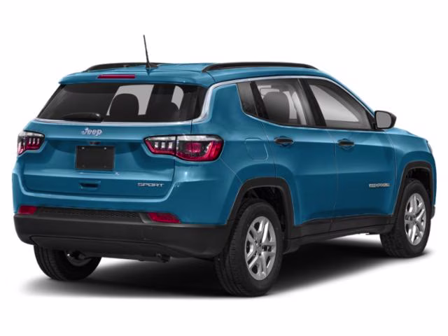 2021 Laser Blue Pearlcoat Jeep Compass Latitude 4X4 SUV