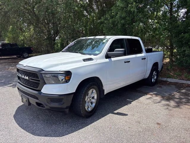 2023 Bright White Clearcoat Ram 1500 Tradesman 4X4 Truck
