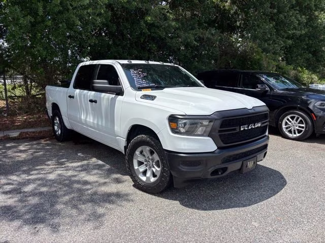 2023 Bright White Clearcoat Ram 1500 Tradesman 4X4 Truck