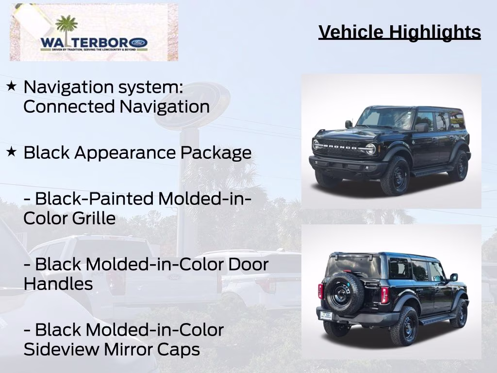 2026 Shadow Black Ford Bronco Outer Banks 4X4 SUV