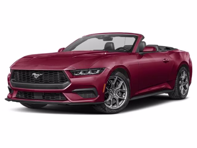 2025 Magenta Ford Mustang EcoBoost Premium Convertible RWD