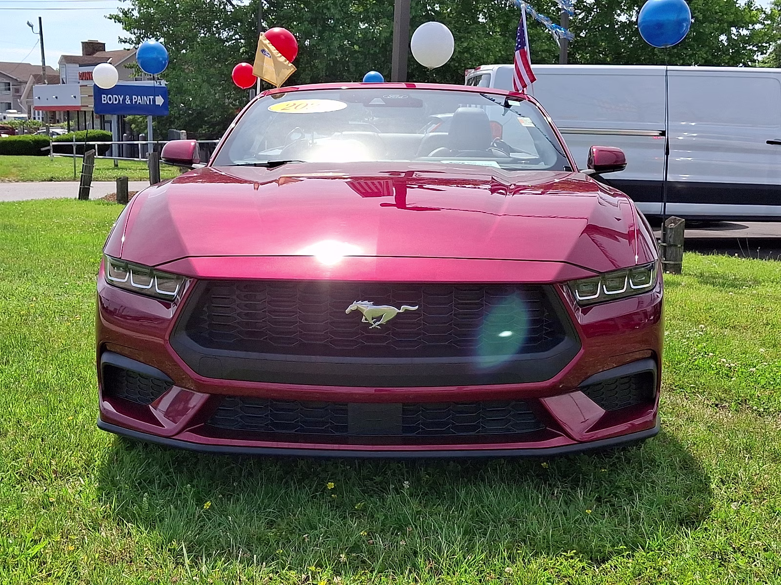 2025 Molten Magenta Metallic Tri-coat - DT Ford Mustang EcoBoost Premium Convertible RWD